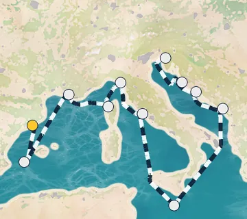 14 Night Barcelona to Trieste cruise