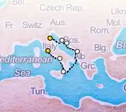 7 Night Ravenna to Rome cruise