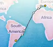 19 Night Rome to Buenos Aires cruise