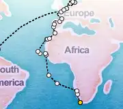 54 Night Cape Town to Ft. Lauderdale cruise