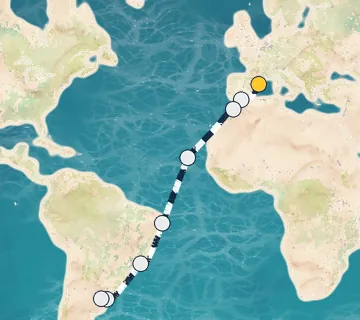 21 Night Barcelona to Buenos Aires cruise