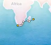15 Night Mauritius to Cape Town cruise