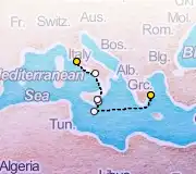 7 Night Athens to Rome cruise