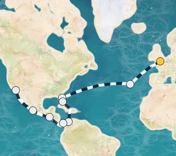 27 Night London to Los Angeles cruise