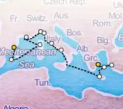 14 Night Barcelona to Athens cruise