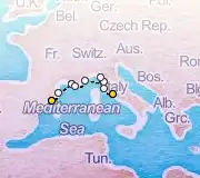 9 Night Barcelona to Rome cruise