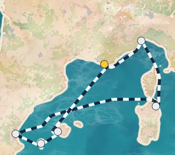 7 Night Toulon to Toulon cruise