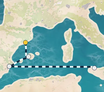 4 Night Barcelona to Palermo cruise