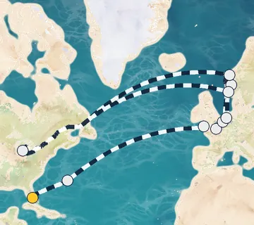 21 Night Miami to Amsterdam cruise