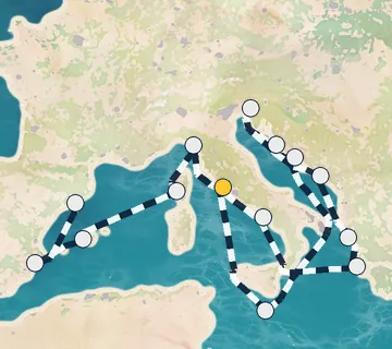 21 Night Rome to Barcelona cruise