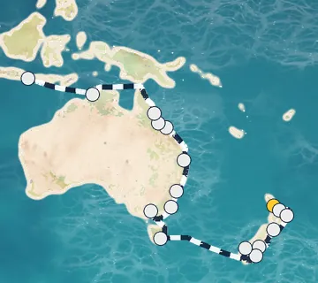 28 Night Auckland to Bali cruise