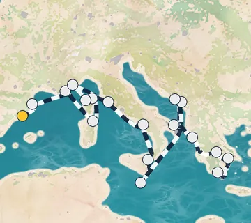 21 Night Barcelona to Athens cruise