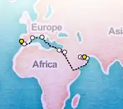 21 Night Dubai to Lisbon cruise