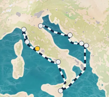 10 Night Rome to Ravenna cruise
