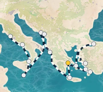 21 Night Athens to Rome cruise