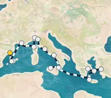 14 Night Barcelona to Athens cruise