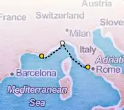 2 Night Rome to Toulon cruise