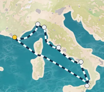 7 Night Toulon to Toulon cruise