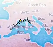 7 Night Marseille to Marseille cruise