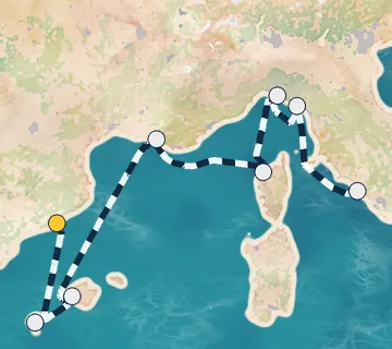 7 Night Barcelona to Rome cruise