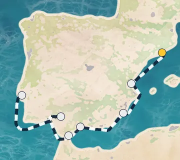 8 Night Barcelona to Lisbon cruise