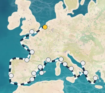 21 Night Rotterdam to Athens cruise