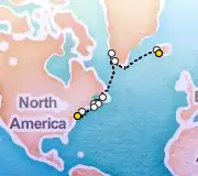 17 Night Reykjavik to New York cruise
