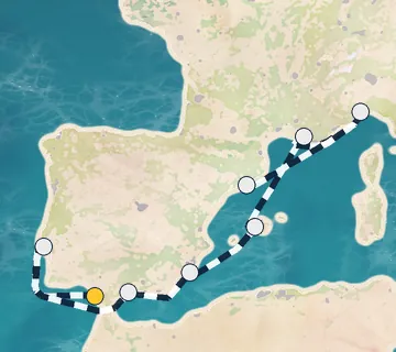 10 Night Cadiz to Barcelona cruise