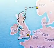 14 Night Bergen to Greenwich cruise