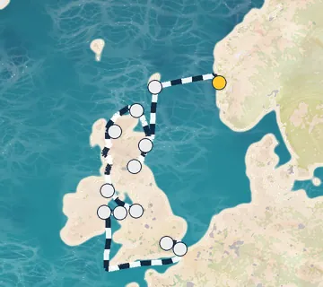 14 Night Bergen to Greenwich cruise