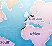 10 Night Hamburg to Las Palmas cruise