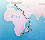26 Night Durban to Venice cruise