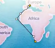 18 Night Cape Town to Marseille cruise