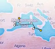 7 Night Valletta to Barcelona cruise