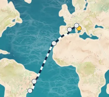 16 Night Rome to Rio cruise