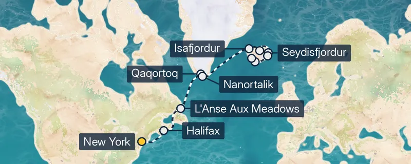 Viking Ocean Cruises Viking Sea 14-Night New York to Reykjavik