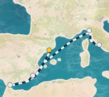 7 Night Barcelona to Rome cruise