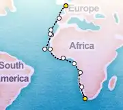22 Night Cape Town to London cruise