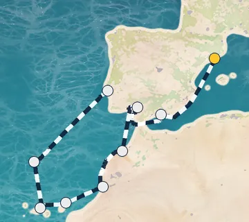 10 Night Barcelona to Lisbon cruise
