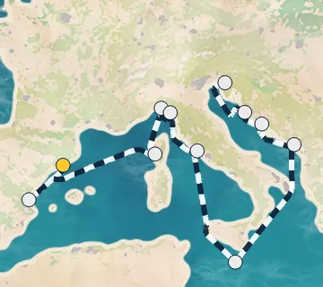 14 Night Barcelona to Trieste cruise