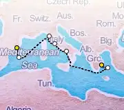 8 Night Athens to Barcelona cruise
