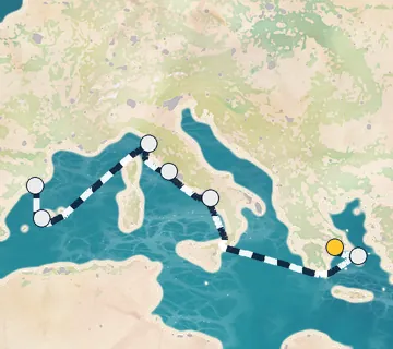 8 Night Athens to Barcelona cruise