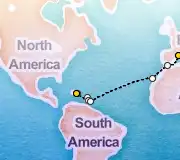 17 Night Santo Domingo to Barcelona cruise