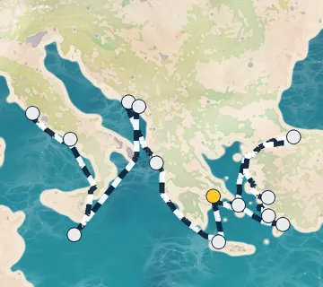 21 Night Athens to Rome cruise