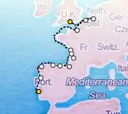 13 Night London to Lisbon cruise