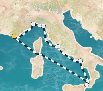 7 Night Toulon to Toulon cruise