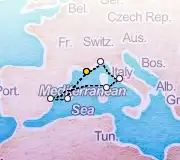 7 Night Toulon to Toulon cruise