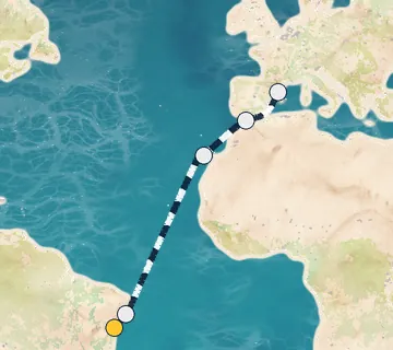 13 Night Salvador to Barcelona cruise