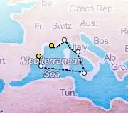 6 Night Barcelona to Marseille cruise