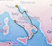 7 Night Venice to Rome cruise